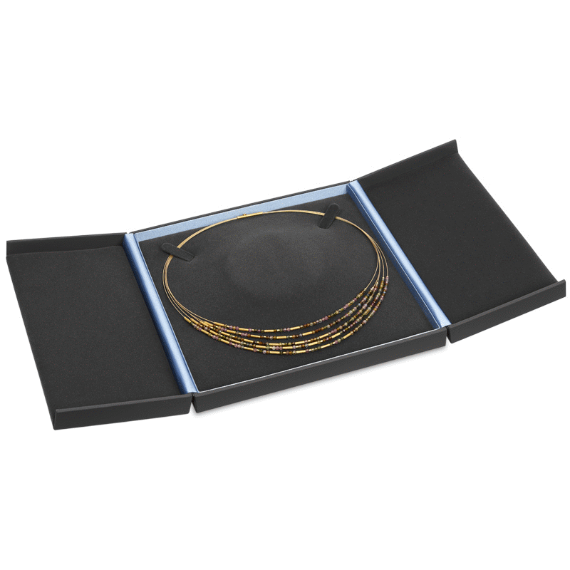 Double door cases for necklaces - colliers