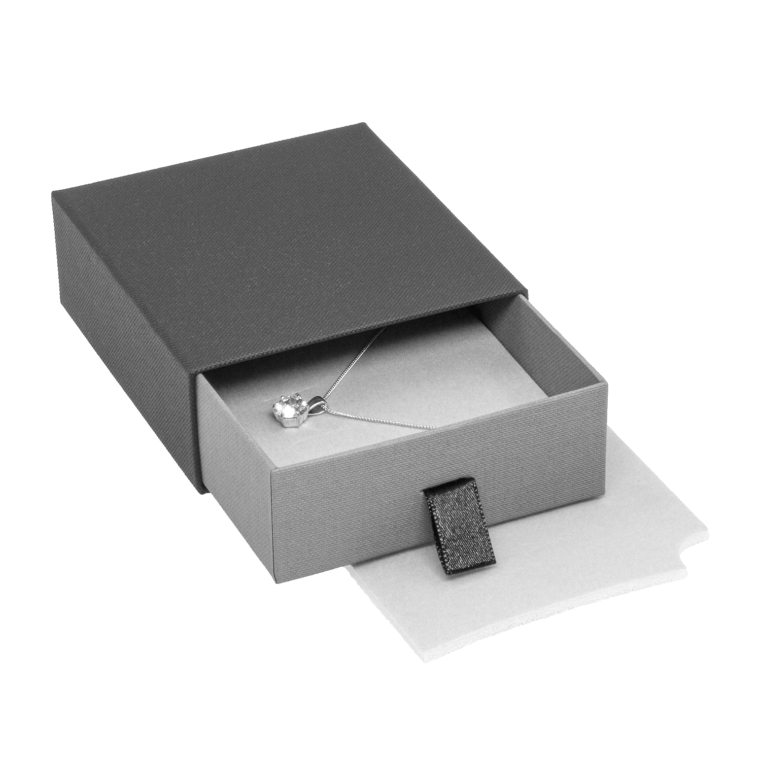 Cardboard slipcase boxes for pendants - earrings - set