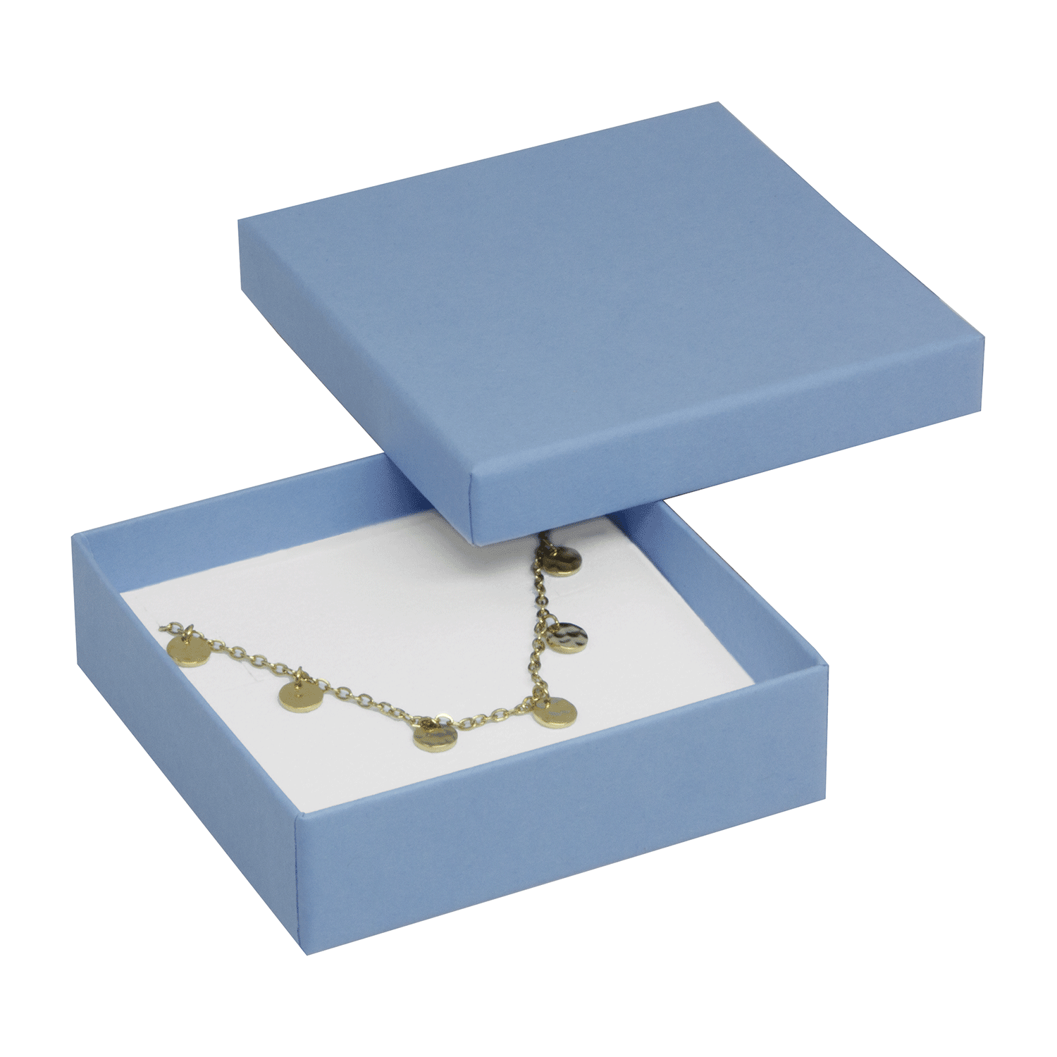 Cardboard jewellery boxes for pendants - earrings - set Cardboard jewellery boxes for pendants - earrings - set