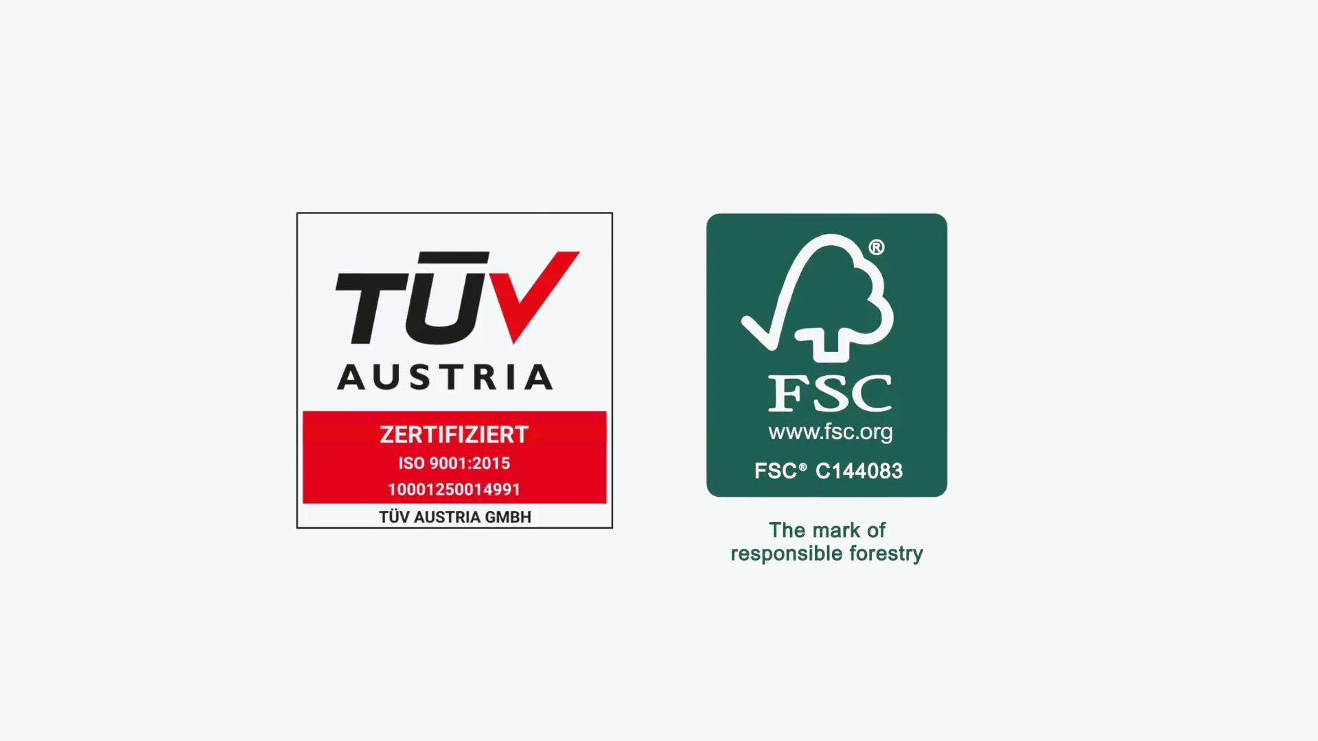 Zertifizierungen