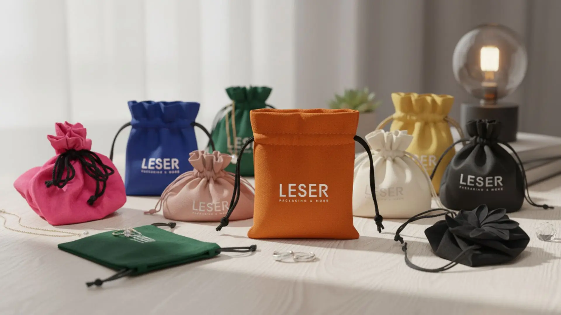 Personalised jewellery pouches