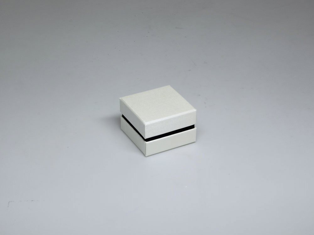 Cardboard boxes for rings - wedding rings - stud earrings