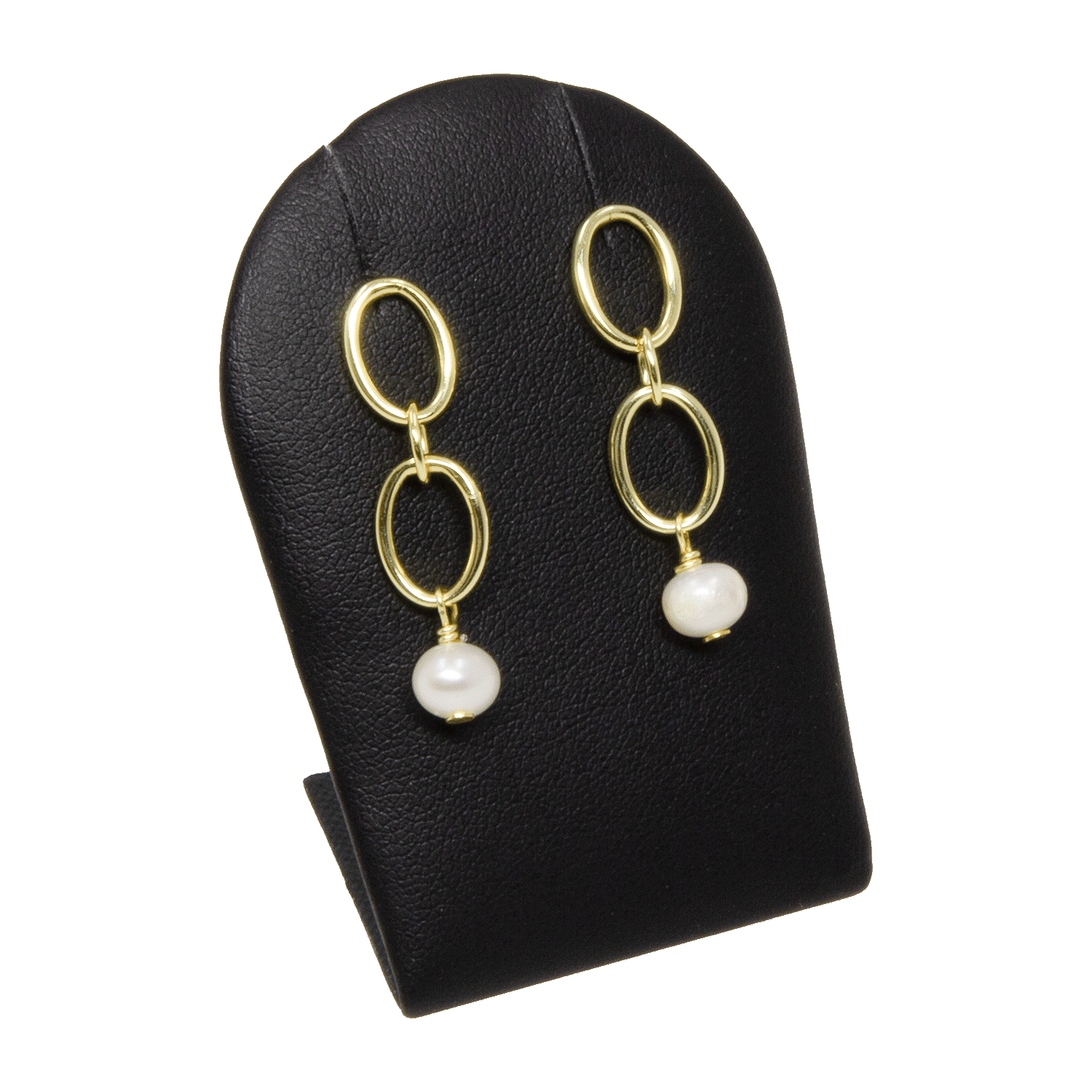 Jewellery stand for earrings - ear studs - large - round