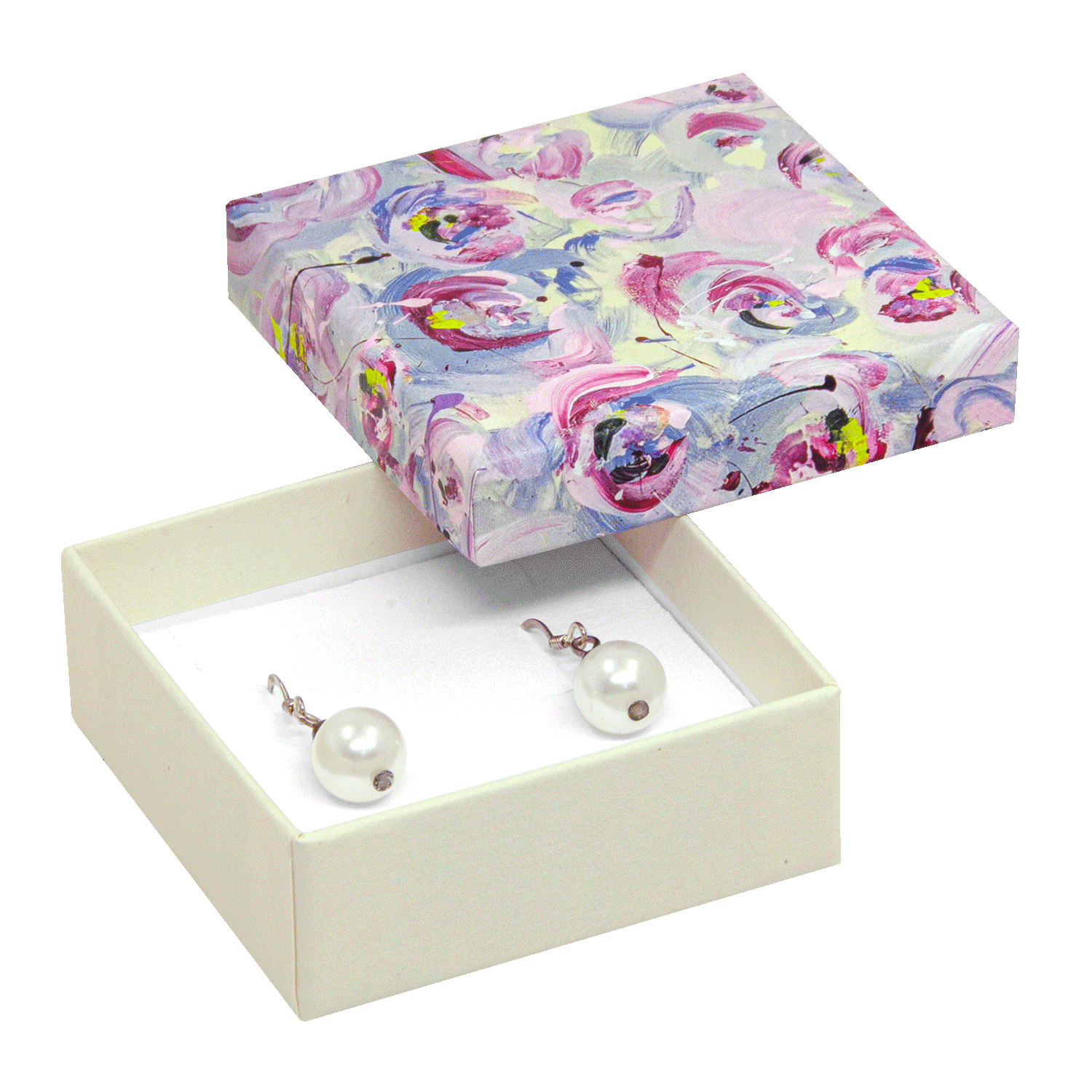Cardboard boxes for pendants - earrings