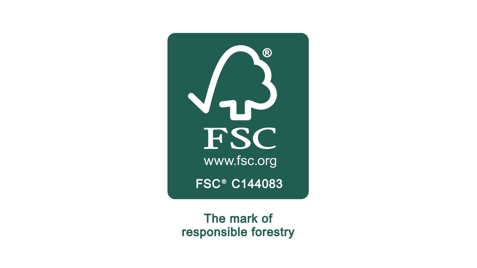 FSC-certified. Packaging with responsibility.