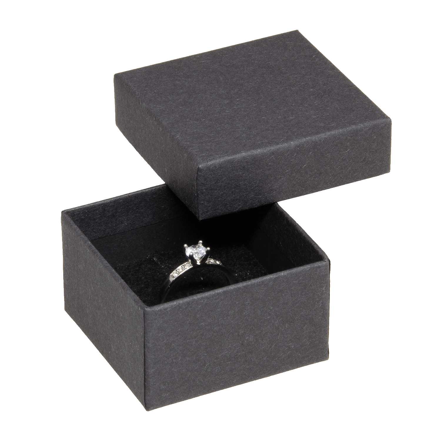 Jewellery boxes made from recycled cardboard for rings - wedding rings - stud earrings