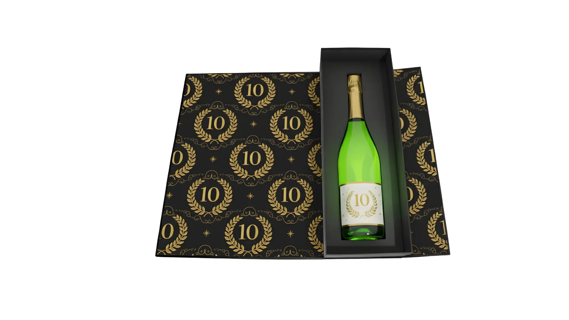 Luminous packaging for anniversaries