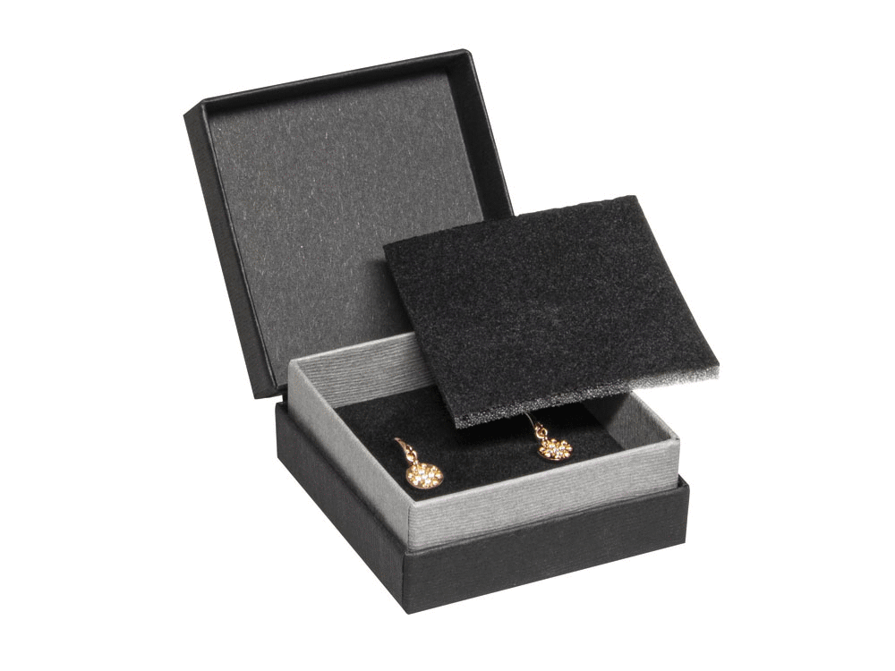 Cardboard boxes with hinge for pendants - earrings