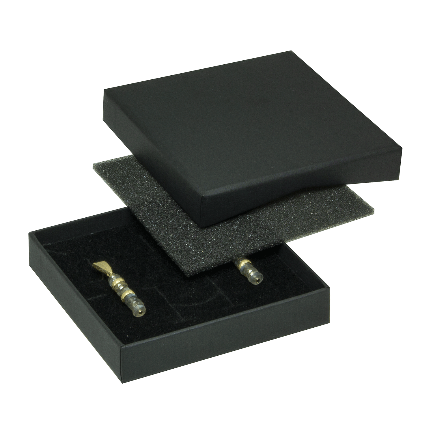 Flat cardboard boxes for earrings - pendants
