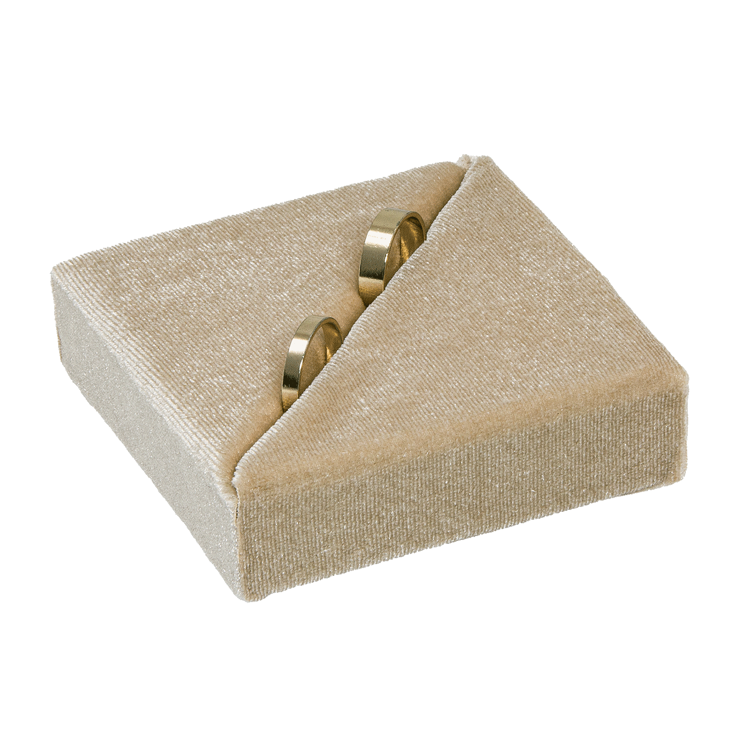 Additional inserts with velvet cover for rings