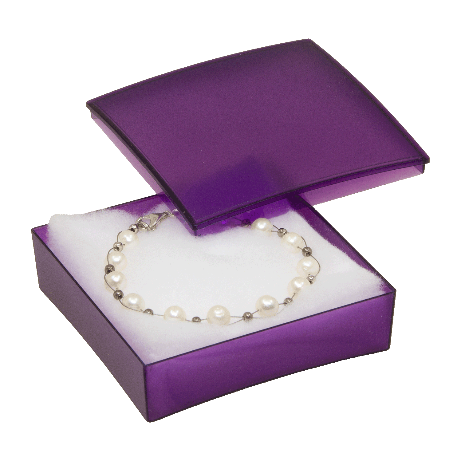 Plastic jewellery boxes for pendants - earrings - set