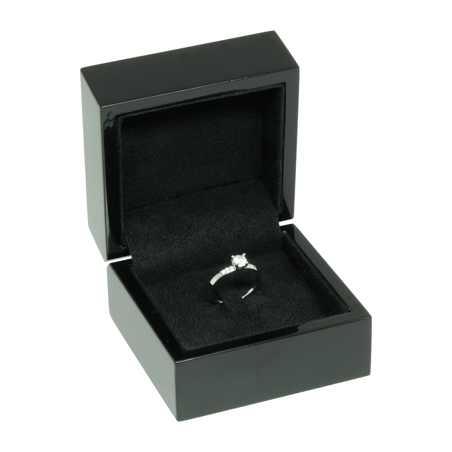 Wooden cases for pendants - earrings - rings