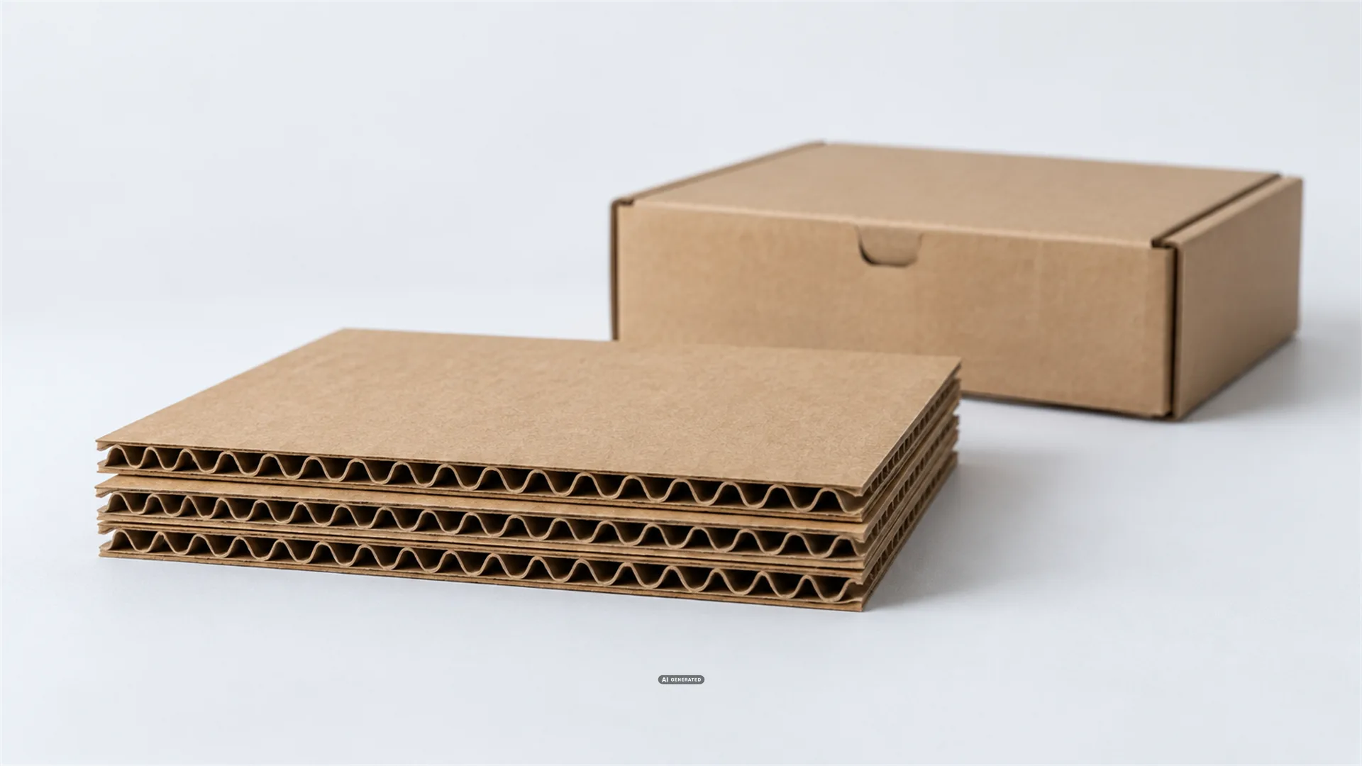 What is corrugated cardboard?