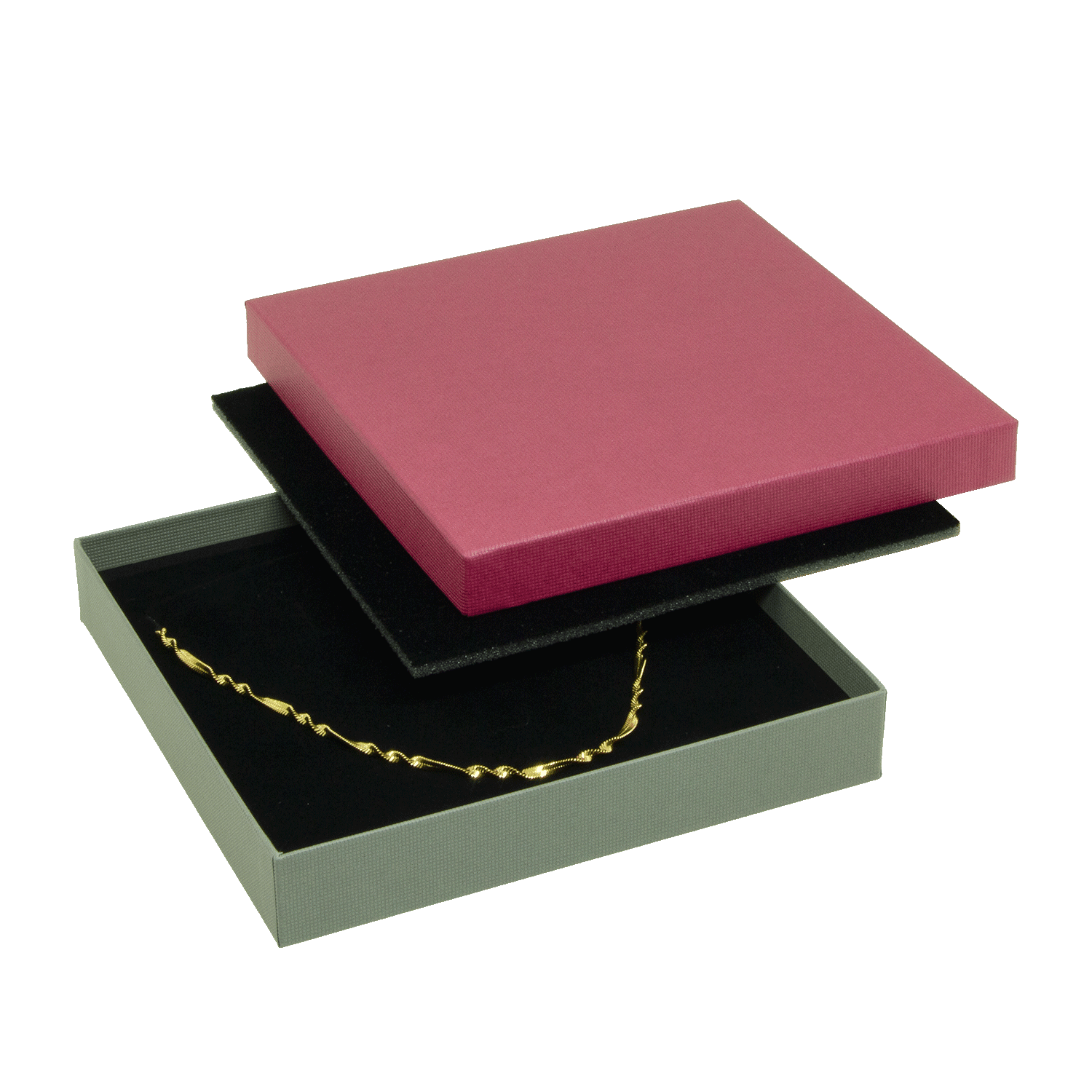 Cardboard jewellery boxes for necklaces - colliers