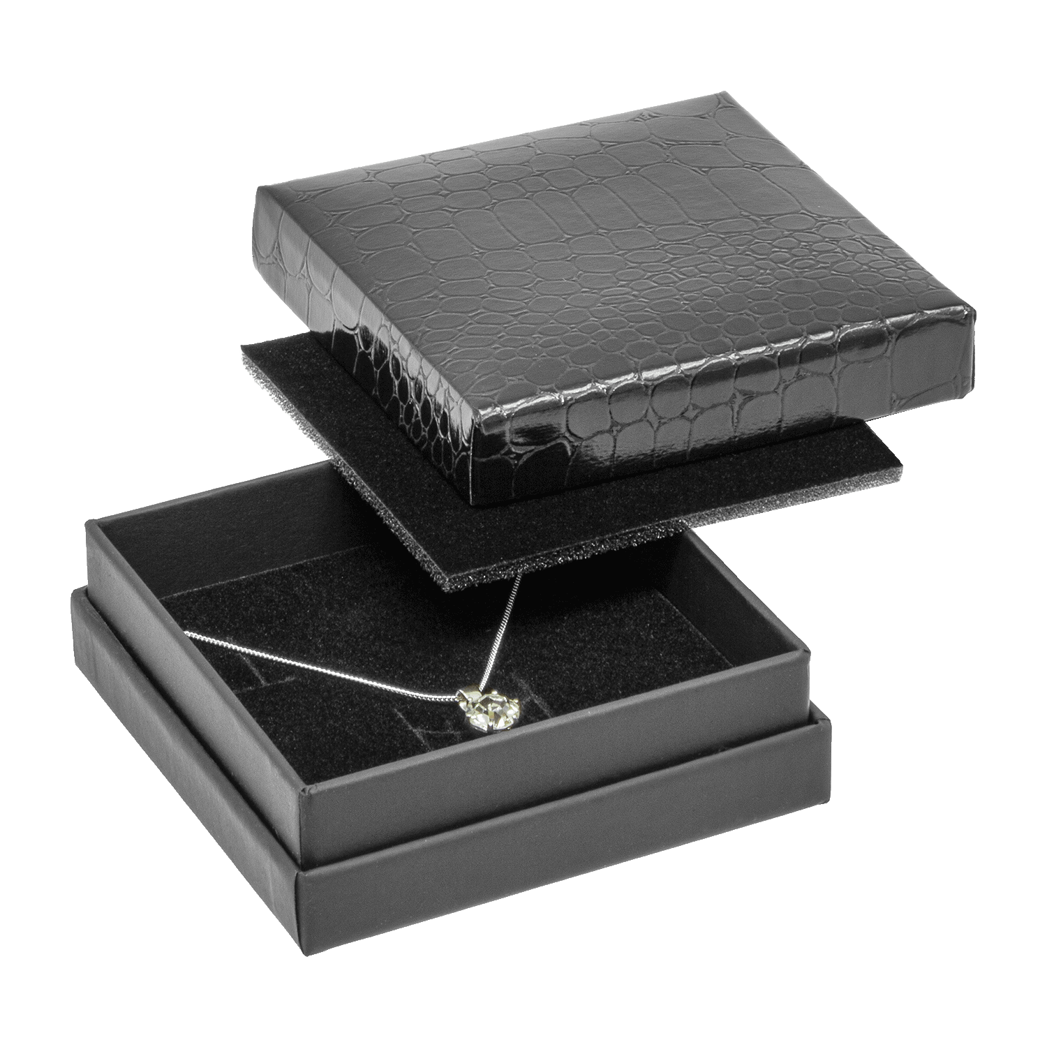 Cardboard jewellery boxes for pendants - earrings - set